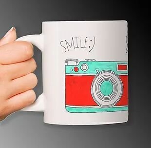Customized Ceramic White Mug