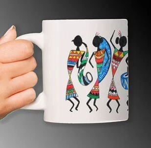 Customized Ceramic White Mug