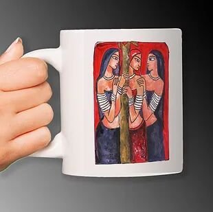 Customized Ceramic White Mug