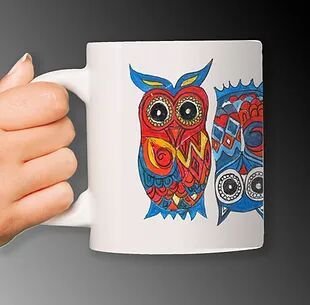 Customized Ceramic White Mug
