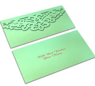 Customized / Non Customized Laser-Cut Shagun Envelopes