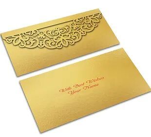 Customized / Non Customized Laser-Cut Shagun Envelopes