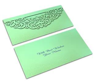 Customized / Non Customized Laser-Cut Shagun Envelopes