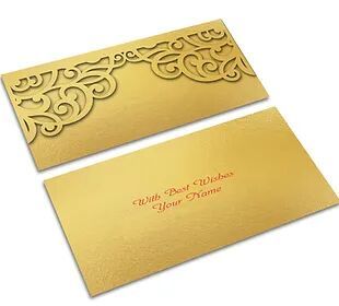 Customized / Non Customized Laser-Cut Shagun Envelopes