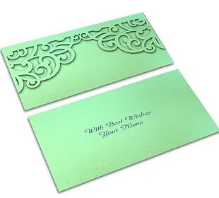 Customized / Non Customized Laser-Cut Shagun Envelopes