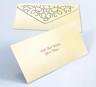 Customized / Non Customized Laser-Cut Shagun Envelopes