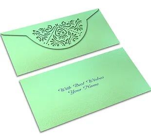 Customized / Non Customized Laser-Cut Shagun Envelopes