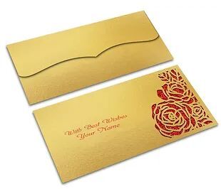Customized / Non Customized Laser-Cut Shagun Envelopes