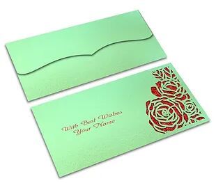 Customized / Non Customized Laser-Cut Shagun Envelopes
