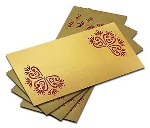 Customized / Non Customized Laser-Cut Shagun Envelopes