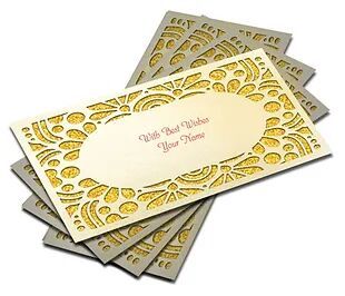 Customized / Non Customized Laser-Cut Shagun Envelopes