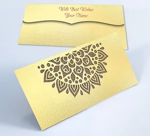 Customized / Non Customized Laser-Cut Shagun Envelopes