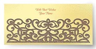 Customized / Non Customized Laser-Cut Shagun Envelopes
