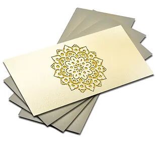 Customized / Non Customized Laser-Cut Shagun Envelopes