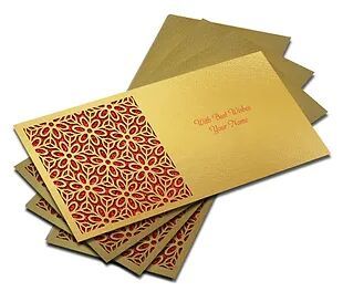 Customized / Non Customized Laser-Cut Shagun Envelopes
