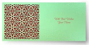 Customized / Non Customized Laser-Cut Shagun Envelopes