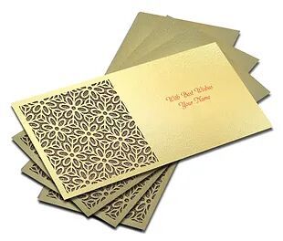 Customized / Non Customized Laser-Cut Shagun Envelopes