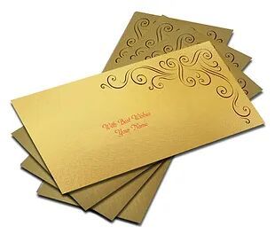 Customized / Non Customized Laser-Cut Shagun Envelopes