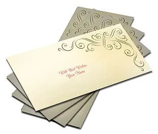Customized / Non Customized Laser-Cut Shagun Envelopes