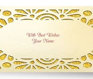 Customized / Non Customized Laser-Cut Shagun Envelopes