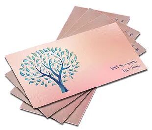 Customized Pearl Mettalic Finish Shagun Envelopes