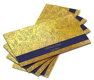 Customized Pearl Mettalic Finish Shagun Envelopes