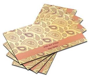 Customized Pearl Mettalic Finish Shagun Envelopes
