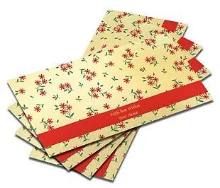 Customized Pearl Mettalic Finish Shagun Envelopes