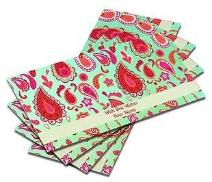 Customized Pearl Mettalic Finish Shagun Envelopes