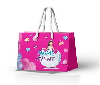 Customized Princess Theme Paper Bags (PS Bag B 04)