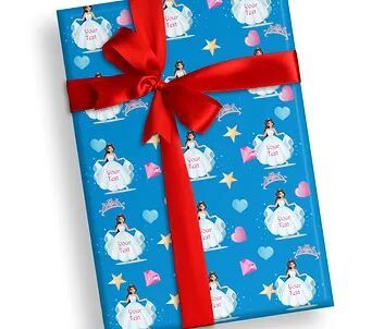 Customized Princess Theme Wrapping Papers (PS WP 04)