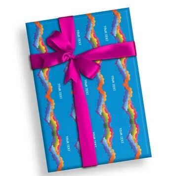 Customized Rainbow Theme Wrapping Papers (PS WP 05)