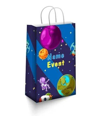 Customized Space Theme Paper Bags (PS Bag S 06)