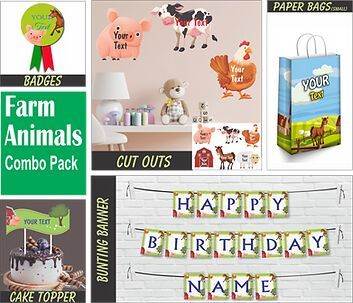 Farm Animal Theme Combo (PS Combo 1)