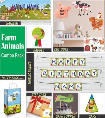 Farm Animal Theme Combo (PS Combo 2)