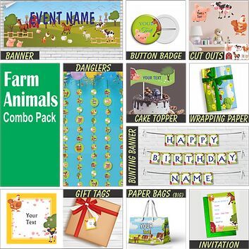 Farm Animal Theme Combo (PS Combo 6)