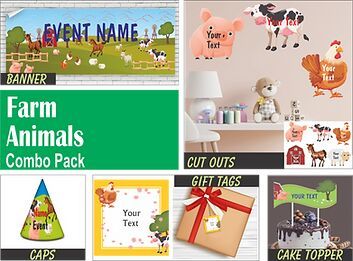 Farm Animal Theme Combo (PS Combo 7)