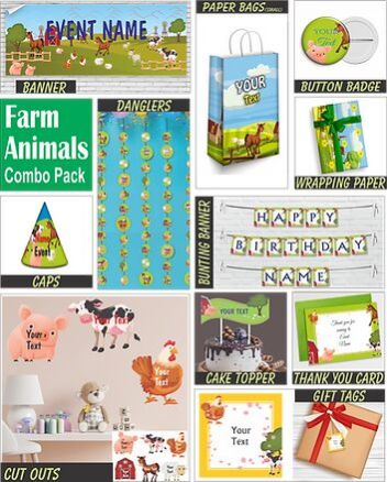 Farm Animal Theme Combo (PS Combo 9)