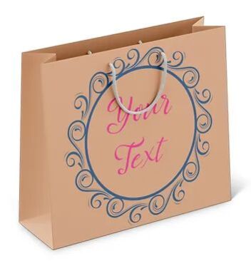 Personalized Paper Gift Bags (RBAG 006)