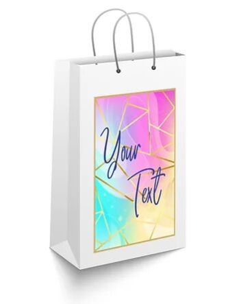 Personalized Paper Gift Bags (RBAG 006)