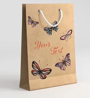 Personalized Paper Gift Bags (RBAG 008)