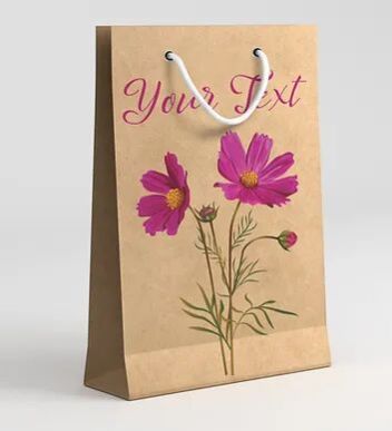 Personalized Paper Gift Bags (RBAG 009)