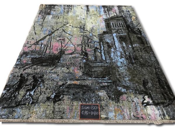 GE-107 Modern Design Hand Knotted Carpet