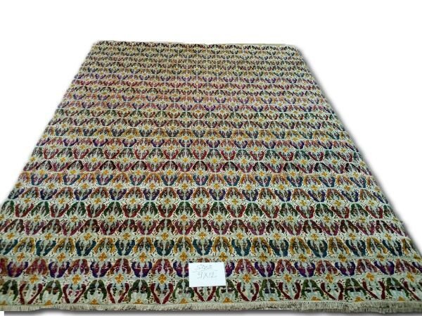 GE-73 Hand Knotted Sari Silk & Cotton Carpets