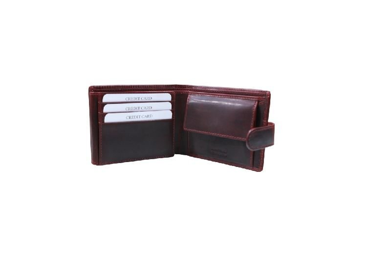 Oil Pull up Burgundy Wallet