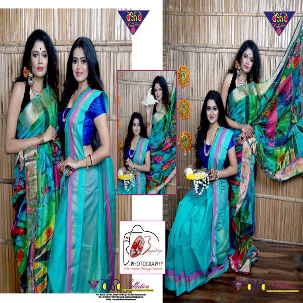 Slk Linen Jamdani Sarees 03