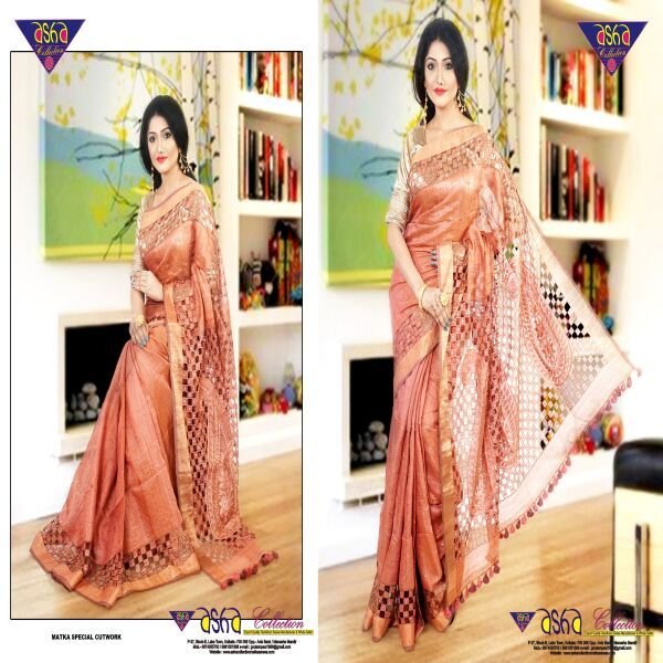 Matka Cutwork Sarees 01