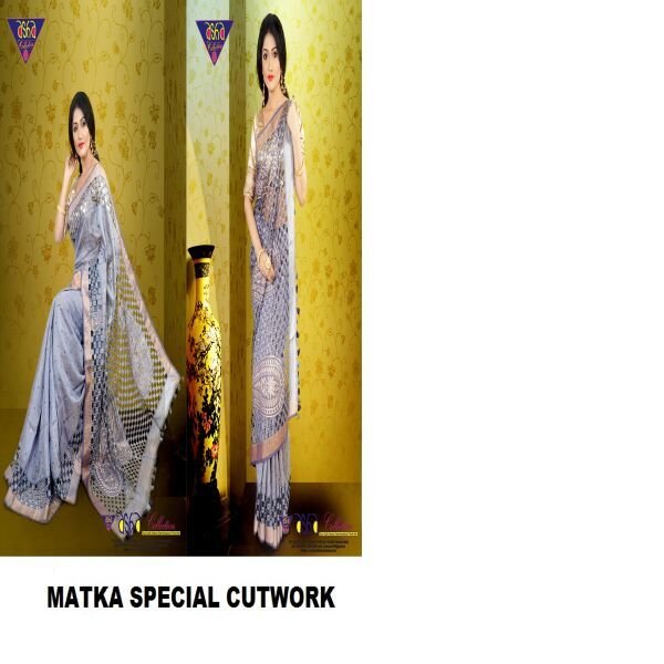 Matka Cutwork Sarees 02