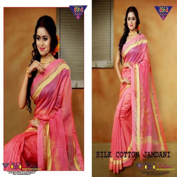 Silk Cotton Jamdani Sarees 02