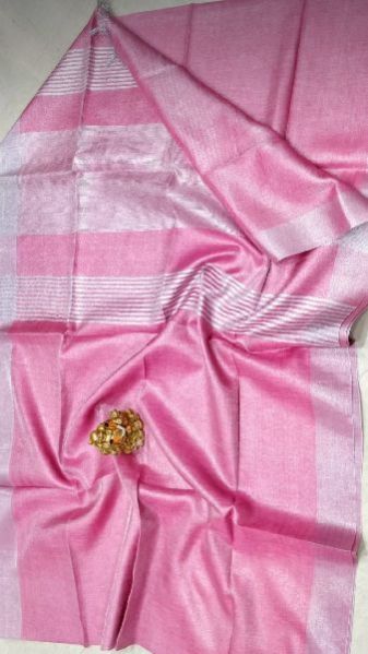 Tissue Linen Saree 05